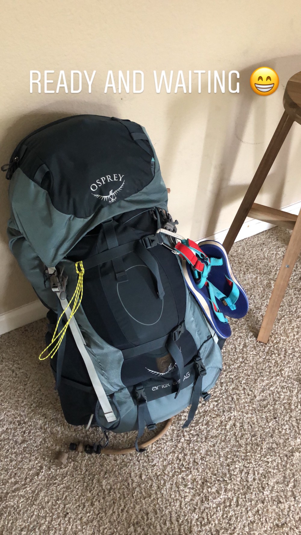 Ready and Waiting backpack